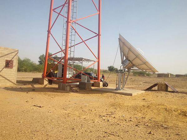 7 ensembles de groupes électrogènes de secours 40 kVA pour une station de base télécom en Afrique